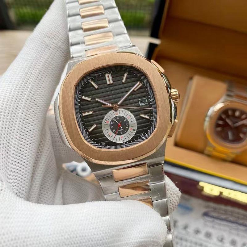 Patek Philippe Nautilus 5980 Otomatik Paslanmaz Çelik Kronograf Erkek Kol Saati