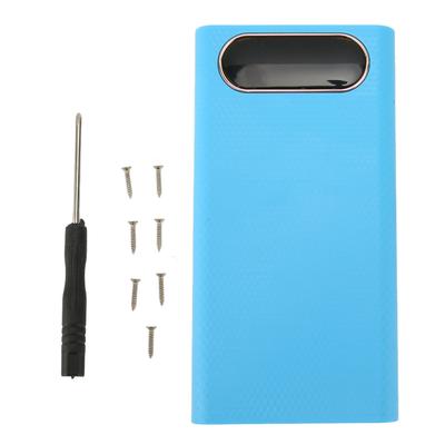 Carcasă Power Bank Baterie 6x21700 Cutie Baterie 21700 Cutie Power Bank DIY Cu Afișaj LCD pentru Telefon Albastru