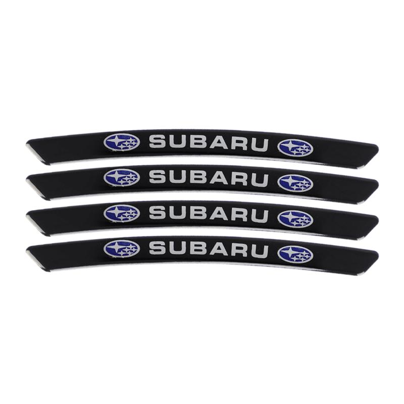 4ks Nálepky na středové krytky kol auta Dekorace Pro Subaru Impreza Legacy WRX STI BRZ Forester XV Outback Levorg Ascent