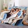 Cozy F-Friends Comedy Movie Characters Flannel Blanket for Beds Room Decoration Picnic - Customizable Gift Blanket