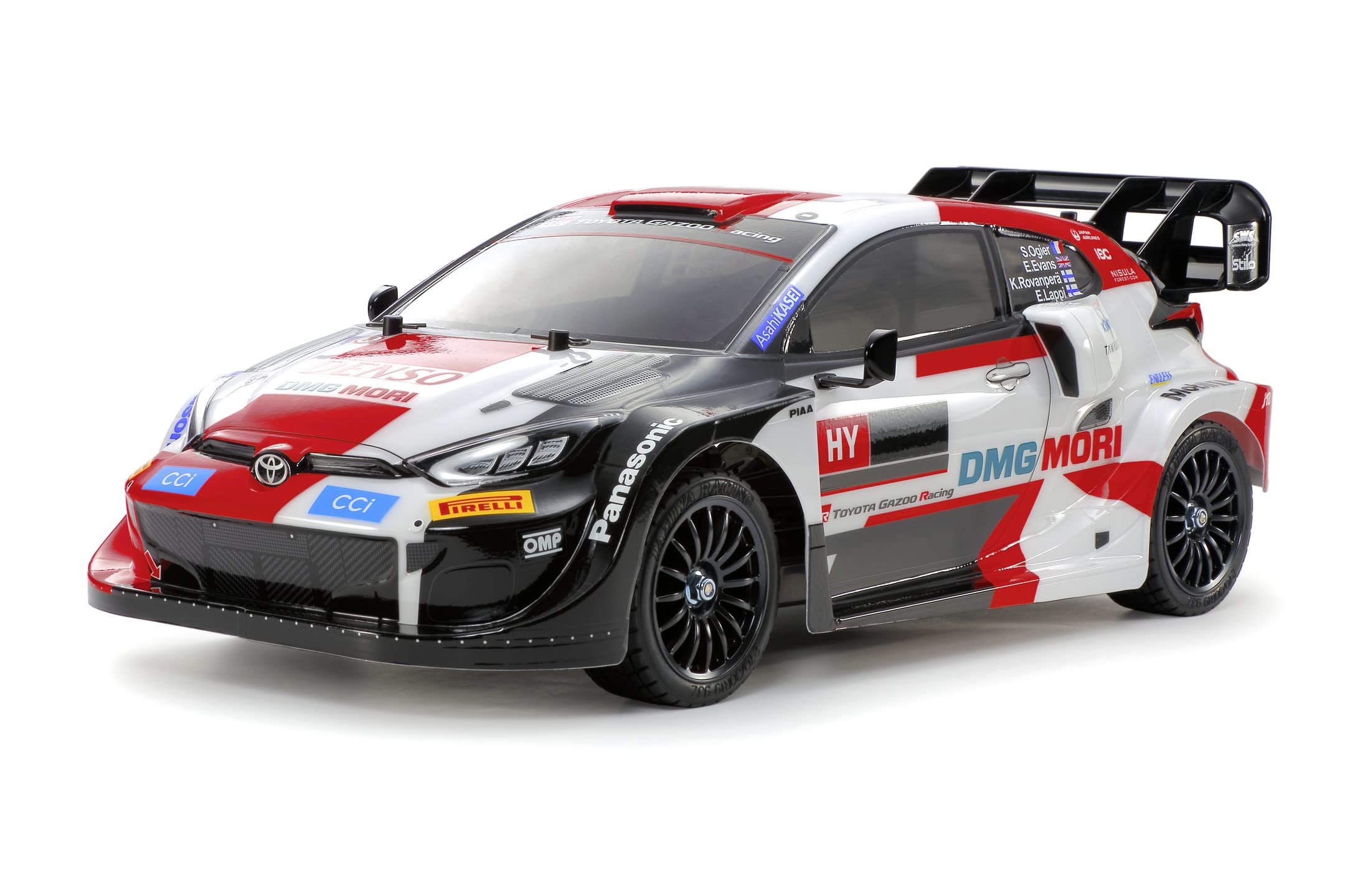 

Tamiya Scale Electric Car Series 716 Toyota Gazoo Racing Yaris Rally 1 Hybrid Chassis 1/10 R/C No. WRT/GR TT-02 (58716)