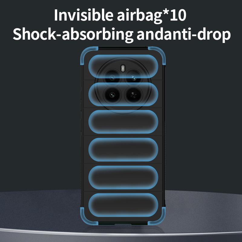 Shockproof Case For Realme 12 Pro Plus 11 10 Realme12 12Pro Liquid Silicone Protect Back Coque for OPPO A79 5G Phone Cover