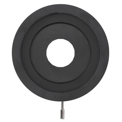 Diaphragme Iris Réglable 2-50mm Alliage d'Aluminium Ouverture Manuelle Réglable Iris Mécanique