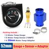 Car Water Temperature Gauge With Water Temp Joint Pipe Sensor Adapter 1/8NPT 52mm Temperatura Moto Internal replacement parts