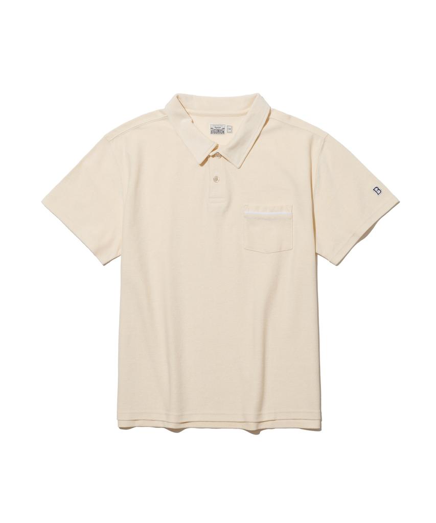 BIG UNION Terry Pk T-Shirts / Cream