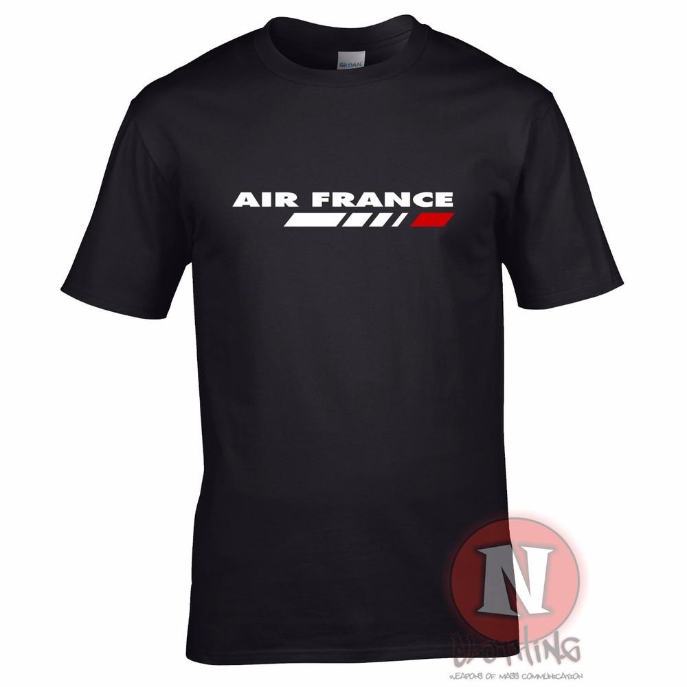 Air France TShirt Airlines Aviation Cabin Crew Airport Aircraft Retro Logo Tee