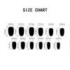 5pcs/box Quick Nails DIY Matte Ballet False Nails Solid Color Finished Nail Art Wear Matte Nail Art  Press on Nail