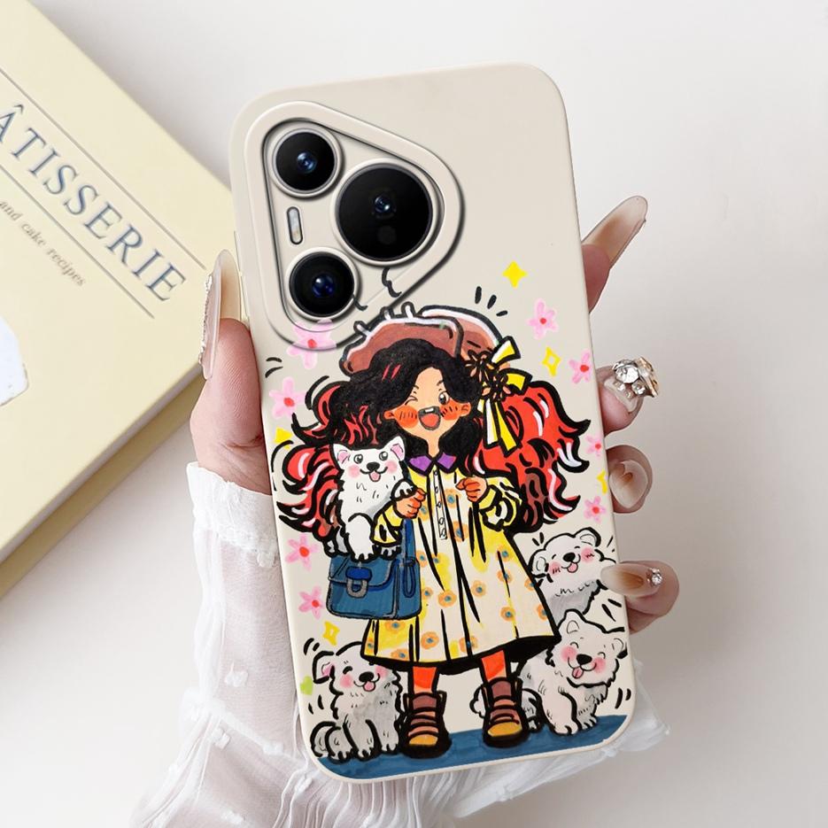 For Huawei Pura 70 Pro 5G Case Cute Cartoon Cover Shockproof Soft TPU Phone Cases For Huawei Pura 70 Pro Plus Pura70 Pro+ Fundas