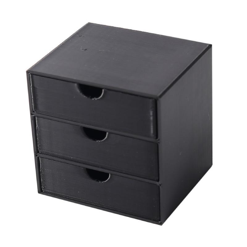 1/12 Dollhouse Miniature Bookcase Drawer Storage Cabinet Model Dollhouse Furniture Decoration Micro Landscape Ornament Toys A2