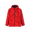 All Over Print Zip Up Hooded Comfortable Breathable Versatile Sports Jacket Men Jacket Classic-Red 152517620-2
