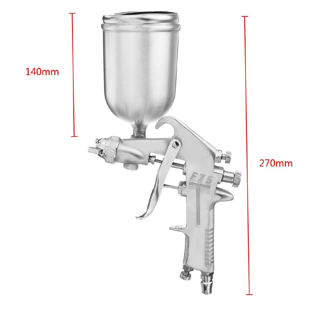 1.5mm Stainless Steel Nozzle Auto Cars Painting Professional Feed Spray Paint Sprayer Airbrush Set For Spot Repair 400ML