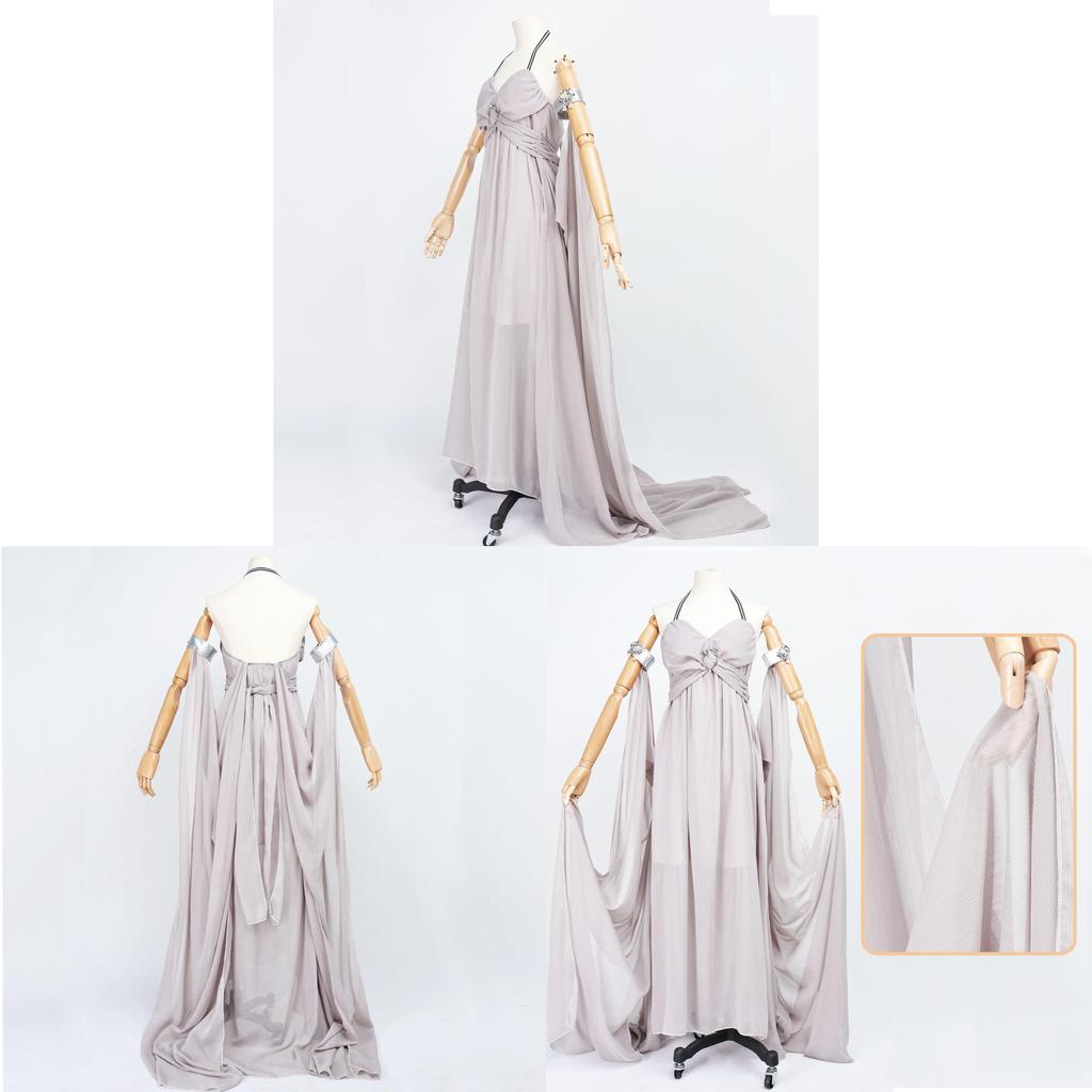 Game Of Thrones Daenerys Long Dress Cosplay Costume For Halloween And Anime Role Play