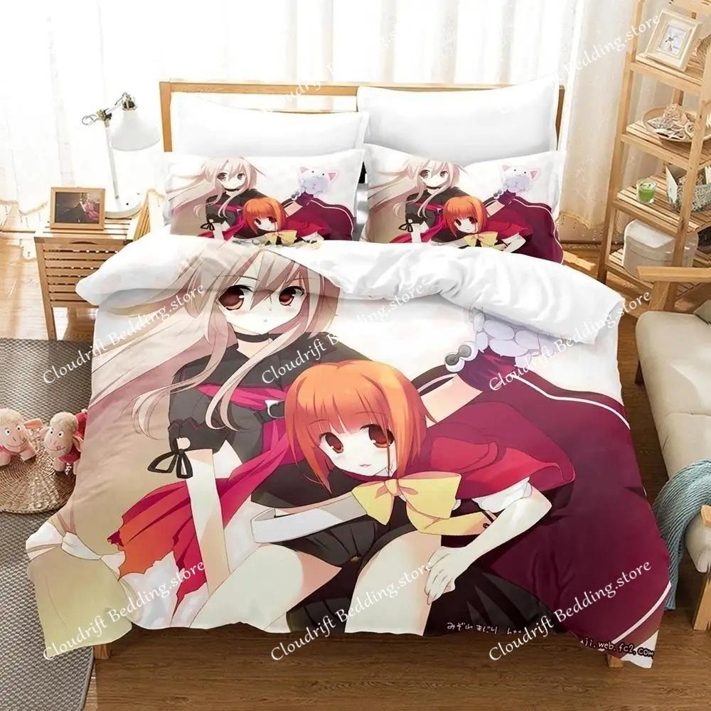 Ookami-san To Shichinin No Nakama-tachi Bedding Set Single Twin Full Queen King Size Bed Set Adult Kid Bedroom Duvet Cover Sets