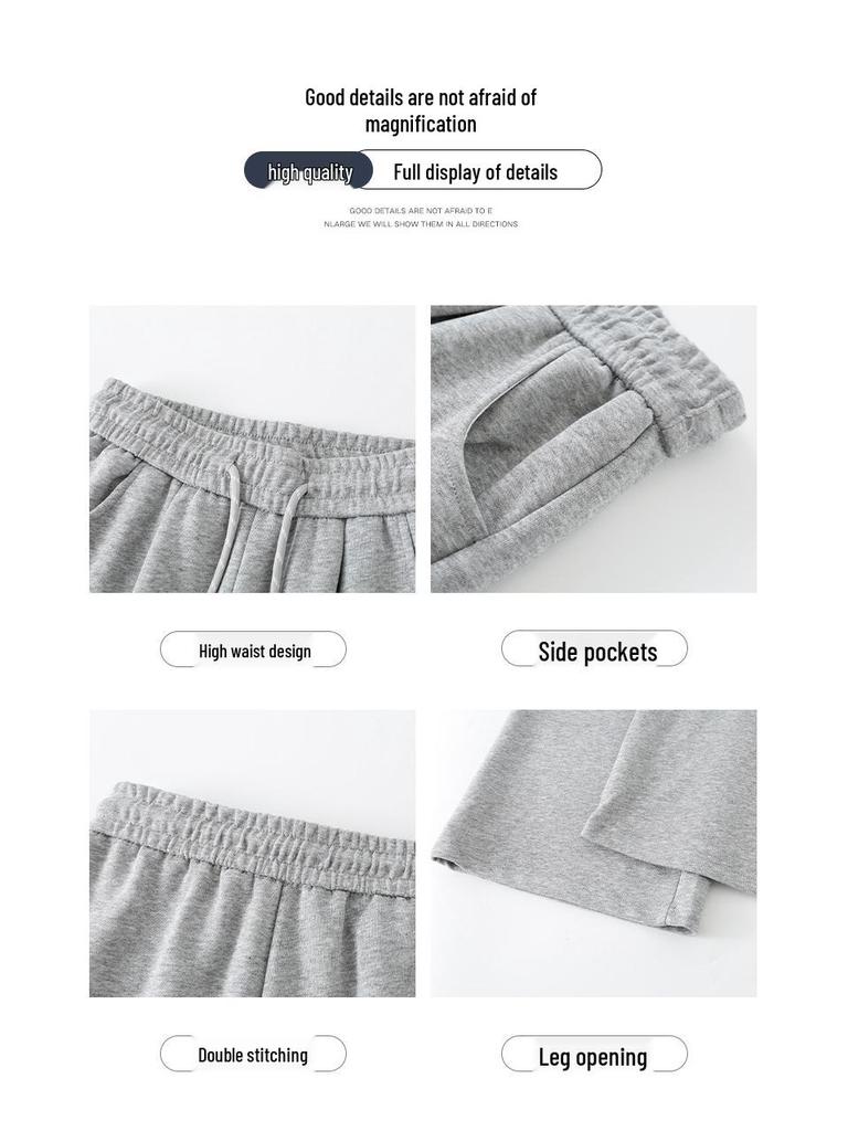 Women's Fleece-Lined Wide-Leg Drawstring Sweatpants - Autumn/Winter 2025 Collection