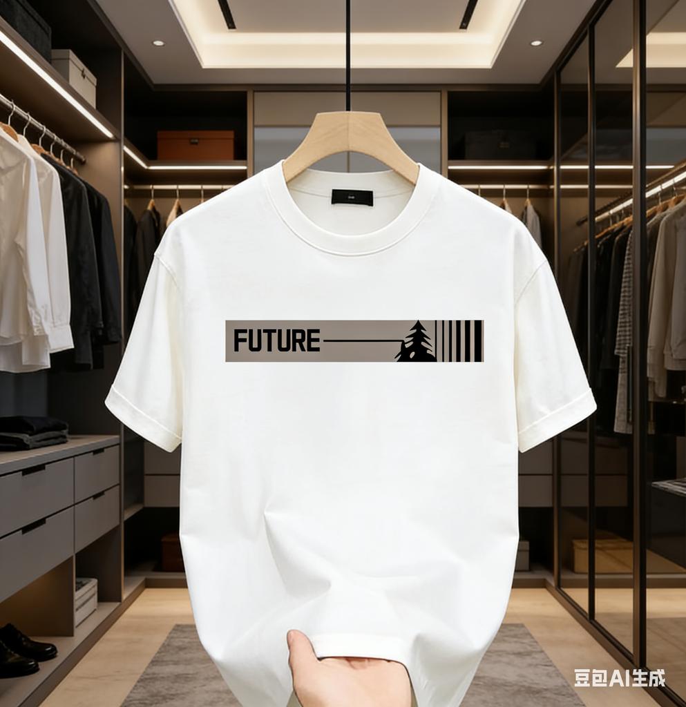 Hot Sale 100 Cotton Future Print Tshirt For Unisex Casual Streetwear Short Sleeve Tops Summer Fashion Oversized Tees