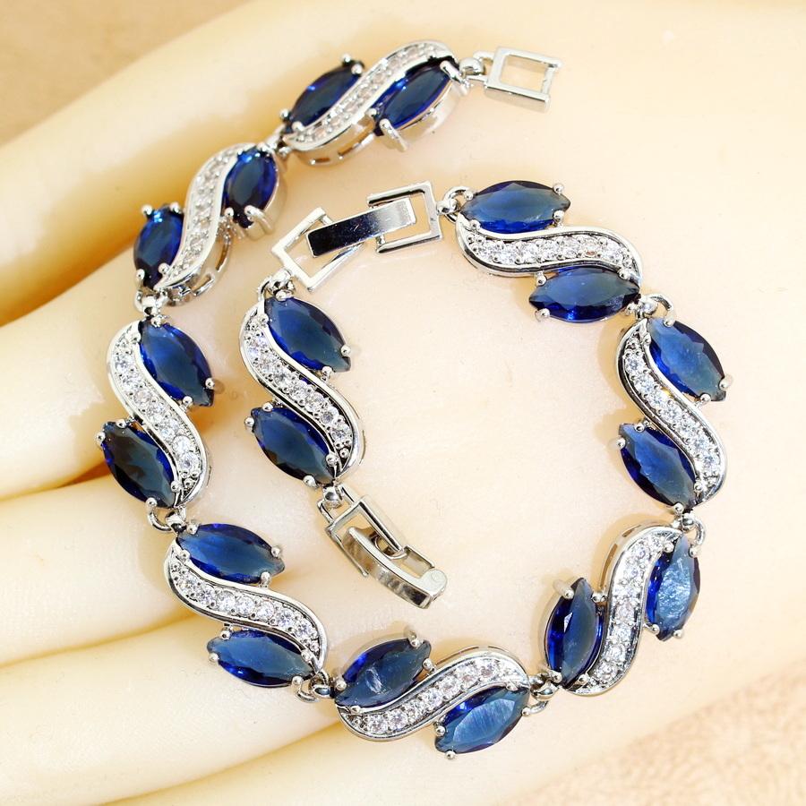 New More Color Zirconia   Bracelet For Women Wedding Jewelry Gift