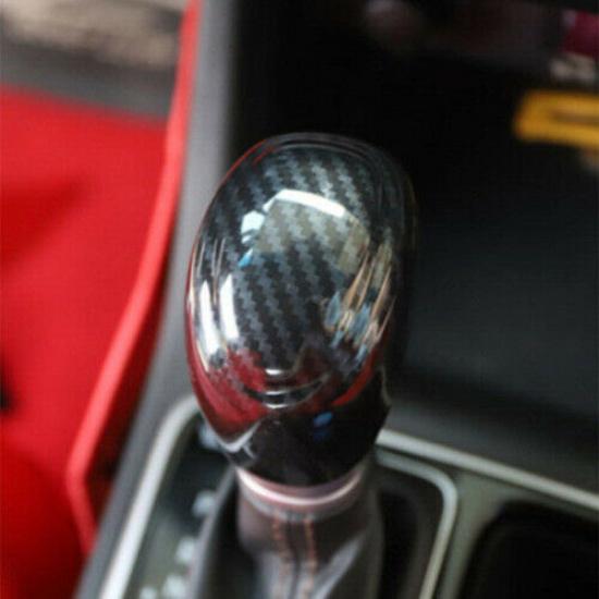 For Hyundai Sonata 2015-19 Carbon ABS Inner Gear Shift Knob Molding Cover Cap 1X