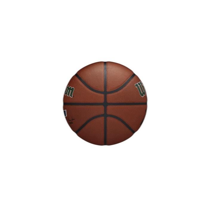 Ballon de basket - wilson - utah jazz - taille 7 - marron/vert - couverture pure feel