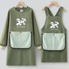 Waterproof Cartoon Kitchen Apron - Oil-Proof, Breathable, Wipeable, All-Season Cooking Coveralls