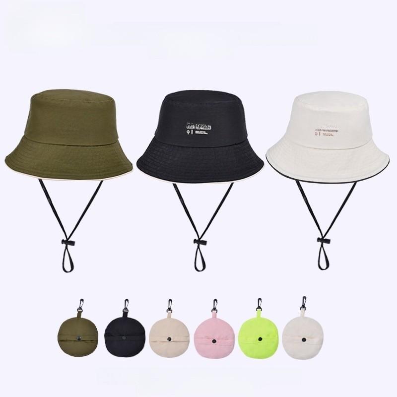 Outdoor Sun Protection Fisherman Hat With Large Brim For Men Women In Nylon 2024