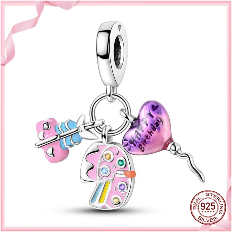 TOP Copper Pink Girls Skirt Cute Cat Charm Bead Charms Bead Charms Ideal For Womens Authentic Bracelets Copper Pendant Do It Yourself Jewellery Gift