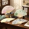 Chinese Style Bamboo Fan Swallow Handheld Fan Vintage Tassel Folding Fan  Birthday Party