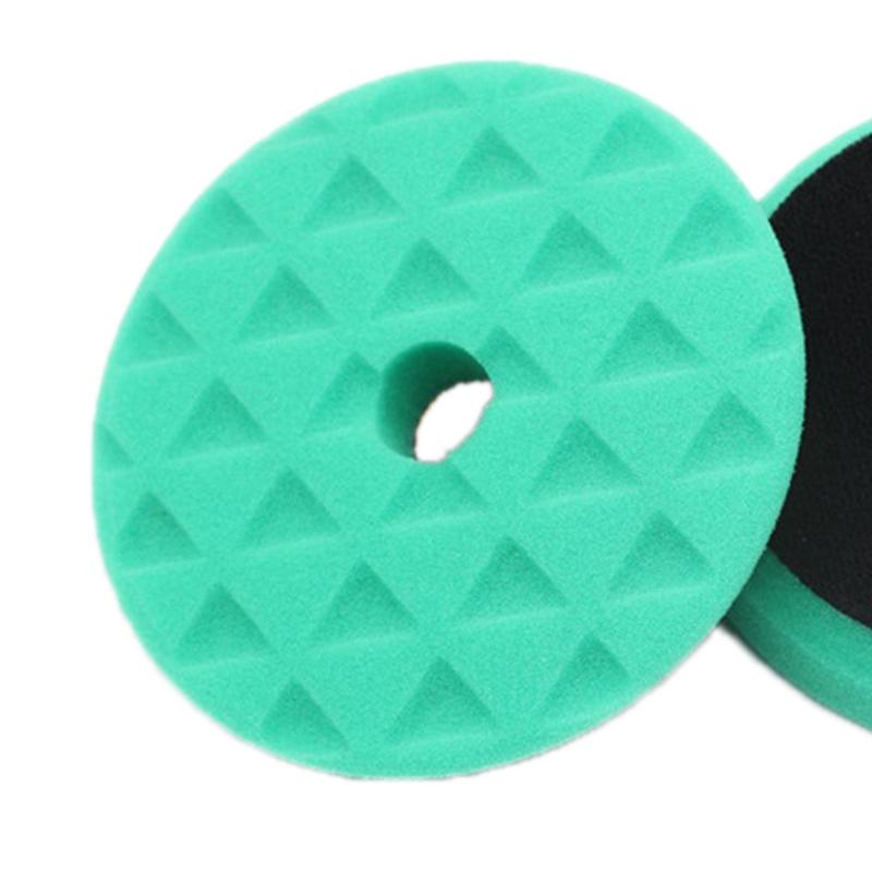 

Полірувальний диск для машини, полірувальник, воскування, полірування, чищення, адаптер для дрилі, трикутний губчастий диск 6 дюймів 6in Green