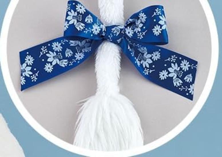Moomin Plush Toy, Approximately 42cm, Extra Large, Moomin Day 2025, with Ribbon on Tail Official Plush Toy