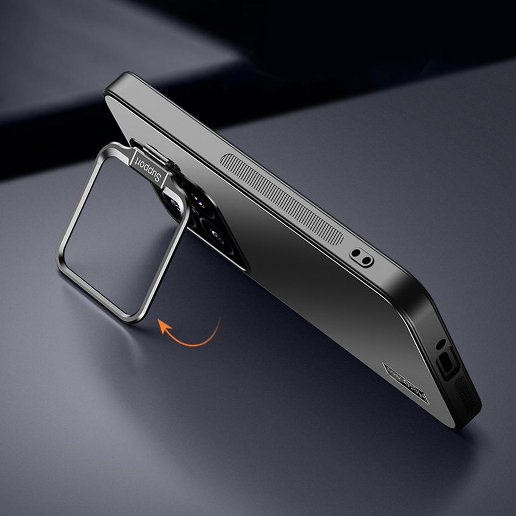 For Xiaomi 14 Pro Case with Camera Lens Kickstand TPU+PC Phone Back Cover