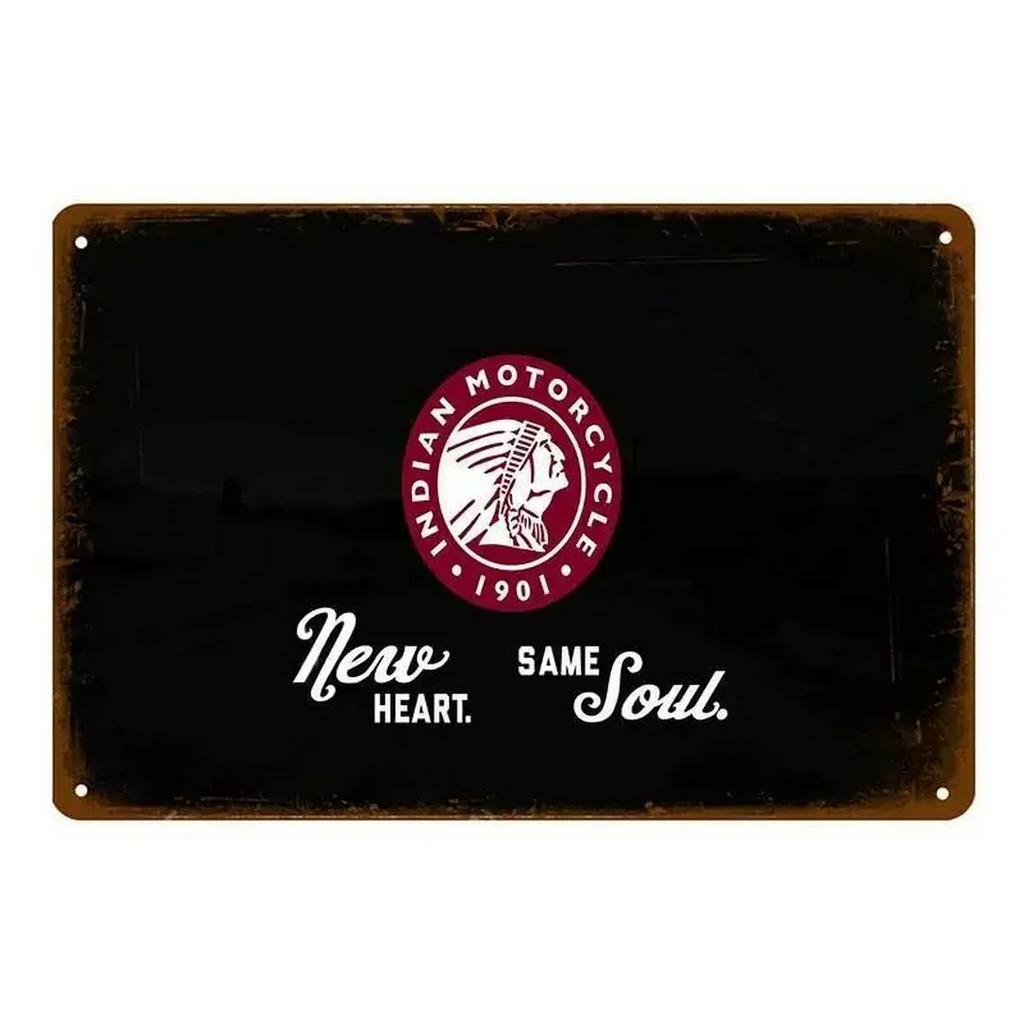 Plaque Metal Tin Signs Old Motorcycles Wall Decoration Vintage Art Posters Iron Painting for Man Cave Home Cafe Garden Club Bar