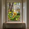 Colorful Window Film PVC Electrostatic Church Glass Decal Wall Sticker Art Mural Wallpaper for Home Decoration