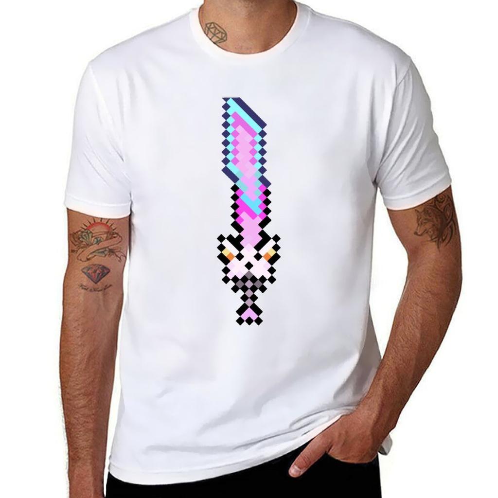 Meowmere Terraria Sword T-Shirt t shirt custom print t shirts for man graphic tees t shirt man casual T-Shirt