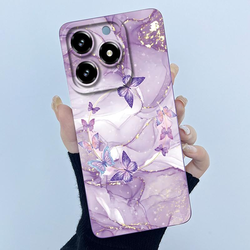 Case For Realme C61 C63 Cute Panda Sweet Girls Cats Silicone Soft Back Cover For Realme Narzo N63 2024 Bumper Protective Casing