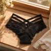 Underwear Women Lace Floral Thong Low-Rise T-back Panties Lace Solid Briefs  Daily Wear
