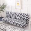 String Printed Folding Sofa Furniture Bed Cover Sofa Protector Covers Stretch Double Seat Cover Slipcovers For Living Room Area Geometric Print