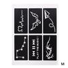1 Sheet 6 Maps Body Art Paint Stencil Temporary Henna Tattoo Stencil Gifts Templates Decal DIY Flower Painting