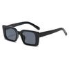 Rectangle Fashion Sunglasses Man Hip Hop Vintage Designer Black Shades Sun Glasses Small Frame Personality  Lentes