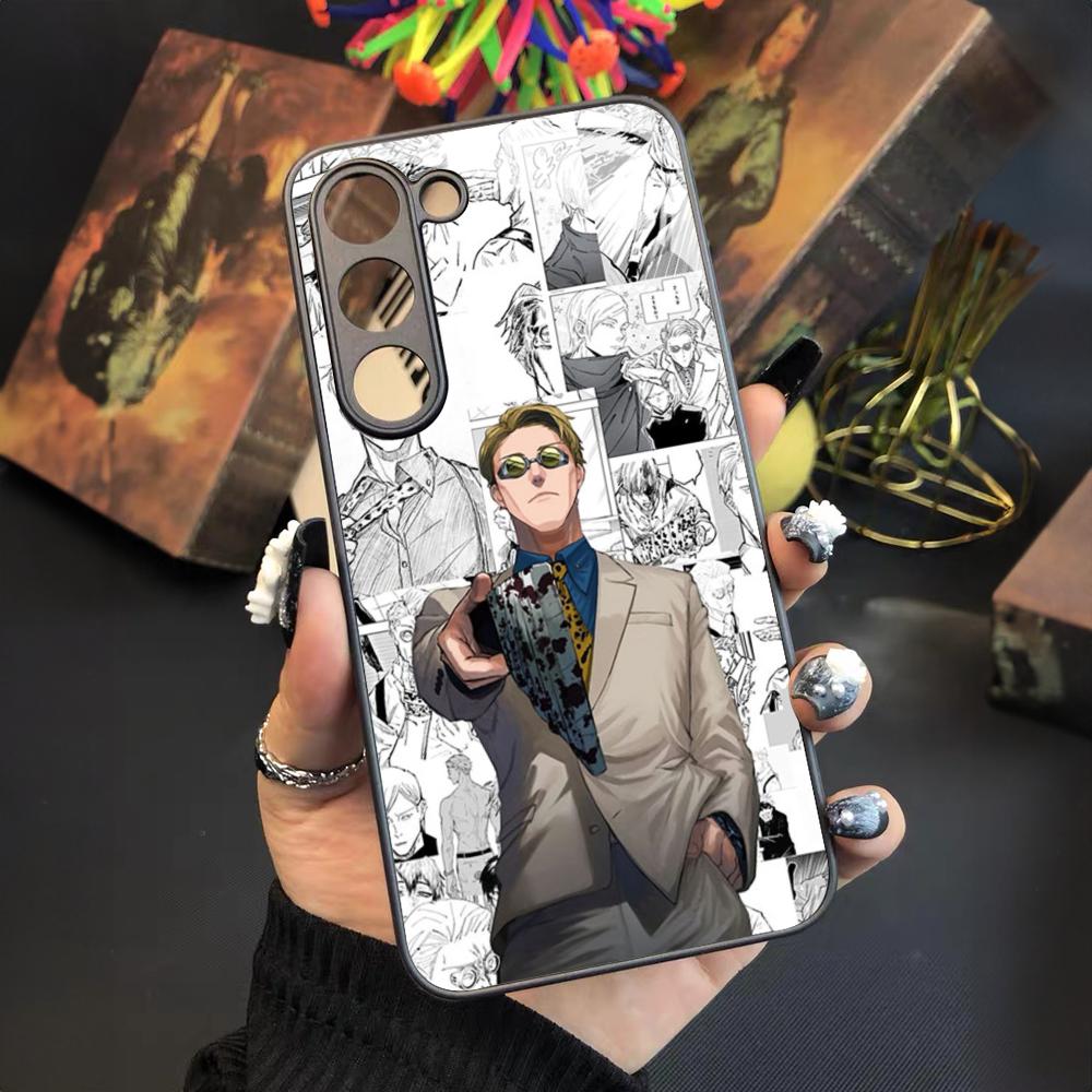 Kento Nanami Jujutsu Kaisen Phone Case For Samsung Galaxy S26 S25 S24 S23 S22 S20 S21 Ultra Plus Fe Colored Silver Cover