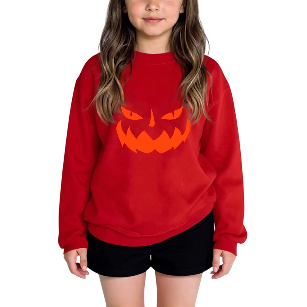 Boys Girls Child Fashion Daily Versatile Casual Crewneck Sweatshirts Daily Long Sleeve Patchwork Top Sweatshirts