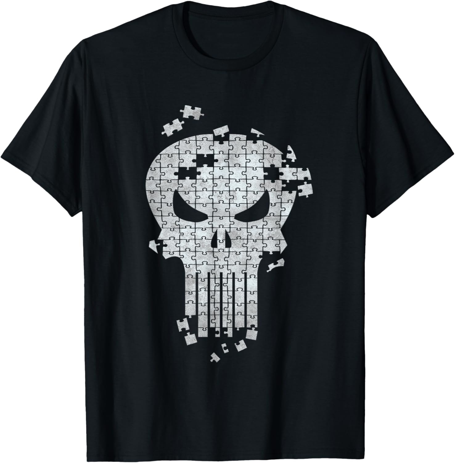 Marvel The Punisher Skull Icon Jigsaw Puzzle T-Shirt T-Shirt S