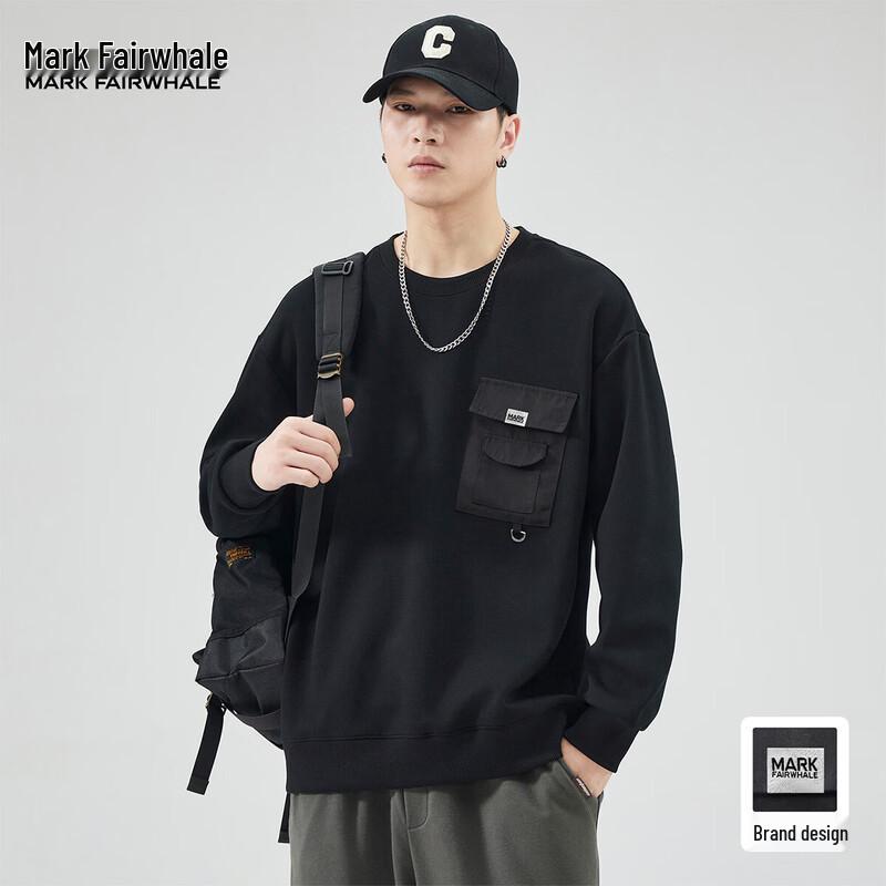 

Mark Fairwhale Men s Loose Fit Round Neck Sweatshirt L