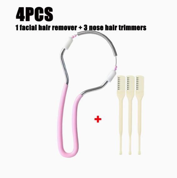 Precision Facial Hair Removal Device Spring Loaded Epilator for Women Upper Lip Hair Remover Beauty Tool for Smooth Skin