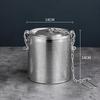 Perforated Stew Seasoning Strainer With Lid Brine Basket Filter Bag  for Braised Cooking