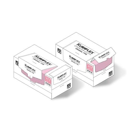 Kuraray Kuraflex Counter Cloth ZN-611-100, 100 Sheets (Case of 6), 100% Rayon Nonwoven, Thin, 30 x 61 cm, Pink