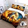 Howling wolf with moon. Bedding sets Duvet cover sets Duvet covers Pillowcases(1*Duvet Cover 2*Pillowcases without duvet insert)