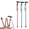 Aluminum Outdoor Trekking Poles Folding Wading Staff Expandable Cross Country Cane  Women