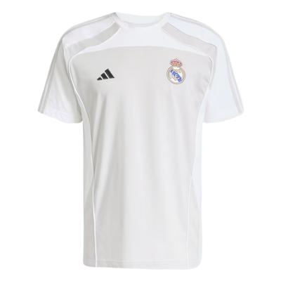 Real Madrid Mode Vielseitiges Kurzarm-T-Shirt Herren Tops Weiß JN3062