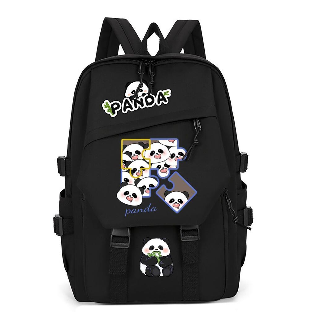 Panda Huahua Cartoon Printing Primary And Secondary School Students High Value Backpack Large Capacity Versatile School Bag