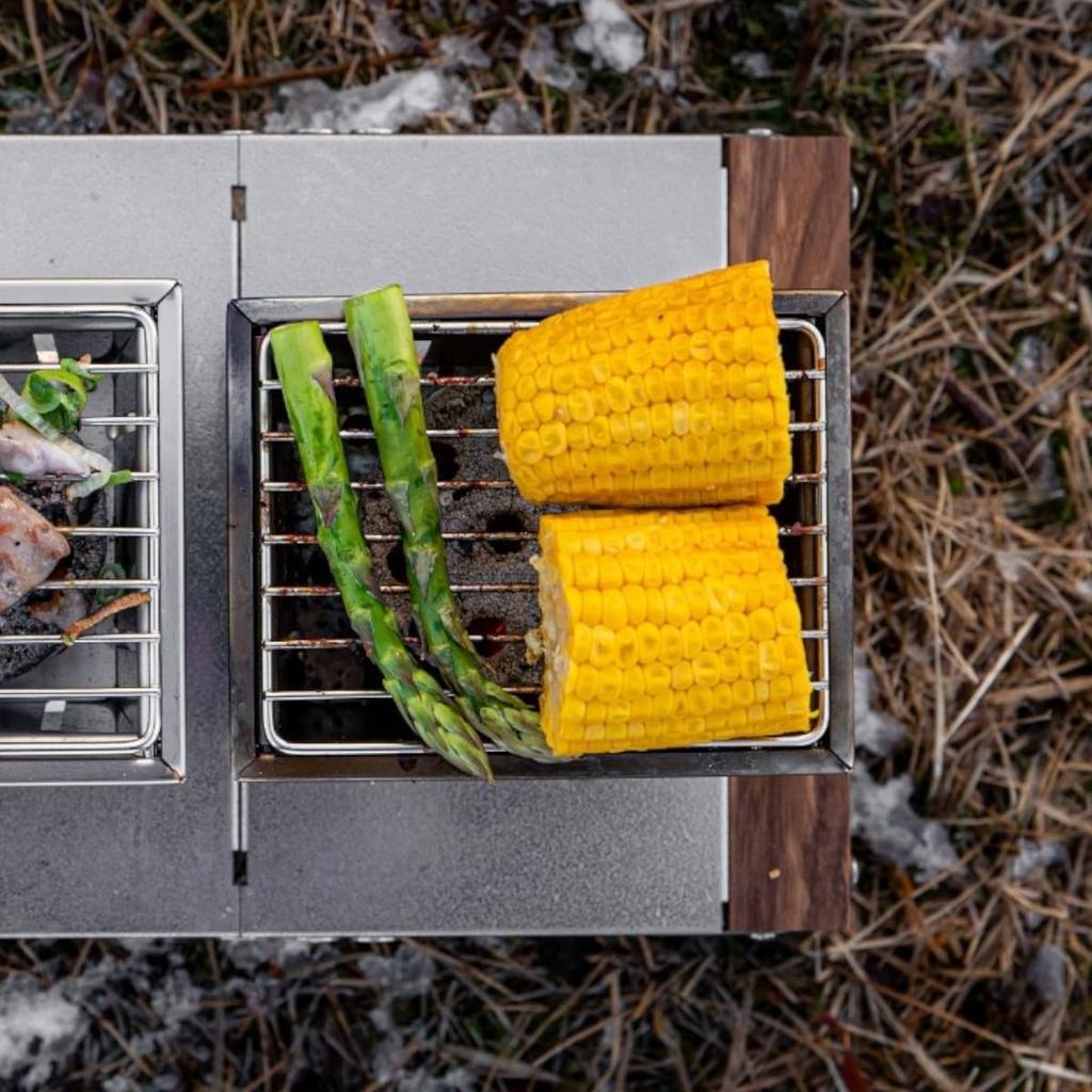 PerfectGrill Micro PerfectGrill micro Schneller Grill für eine Person Mt.SUMI (Gerade) / (Gerade) / Grill, Faltbar, Kompakt, Taschenformat, Einzelperson,