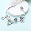 Original Copper Charm Beads Clover Sunflower Tulip Carnation Pendant For Women Jewelry Fashion Gift